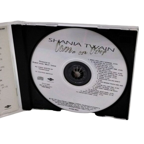 Shania Twain Come On Over Country Pop Rock Music Audio BMG CD 1997 Mercury - Picture 5 of 5